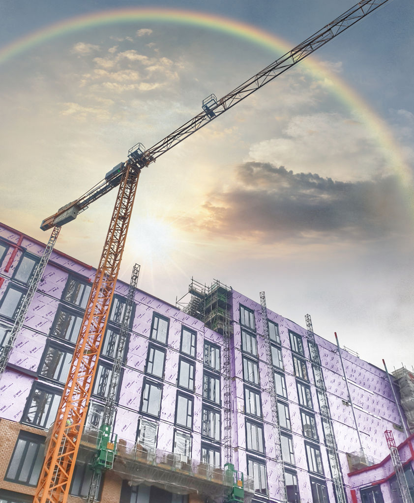 Flat Top Tower Crane in Leicester