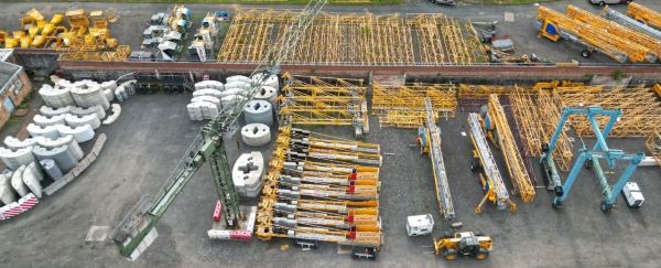 Aerial View of Ladybird Cranes